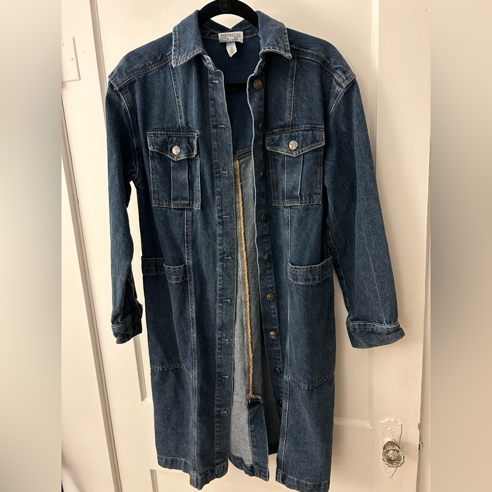 Future Collective long line denim jacket
